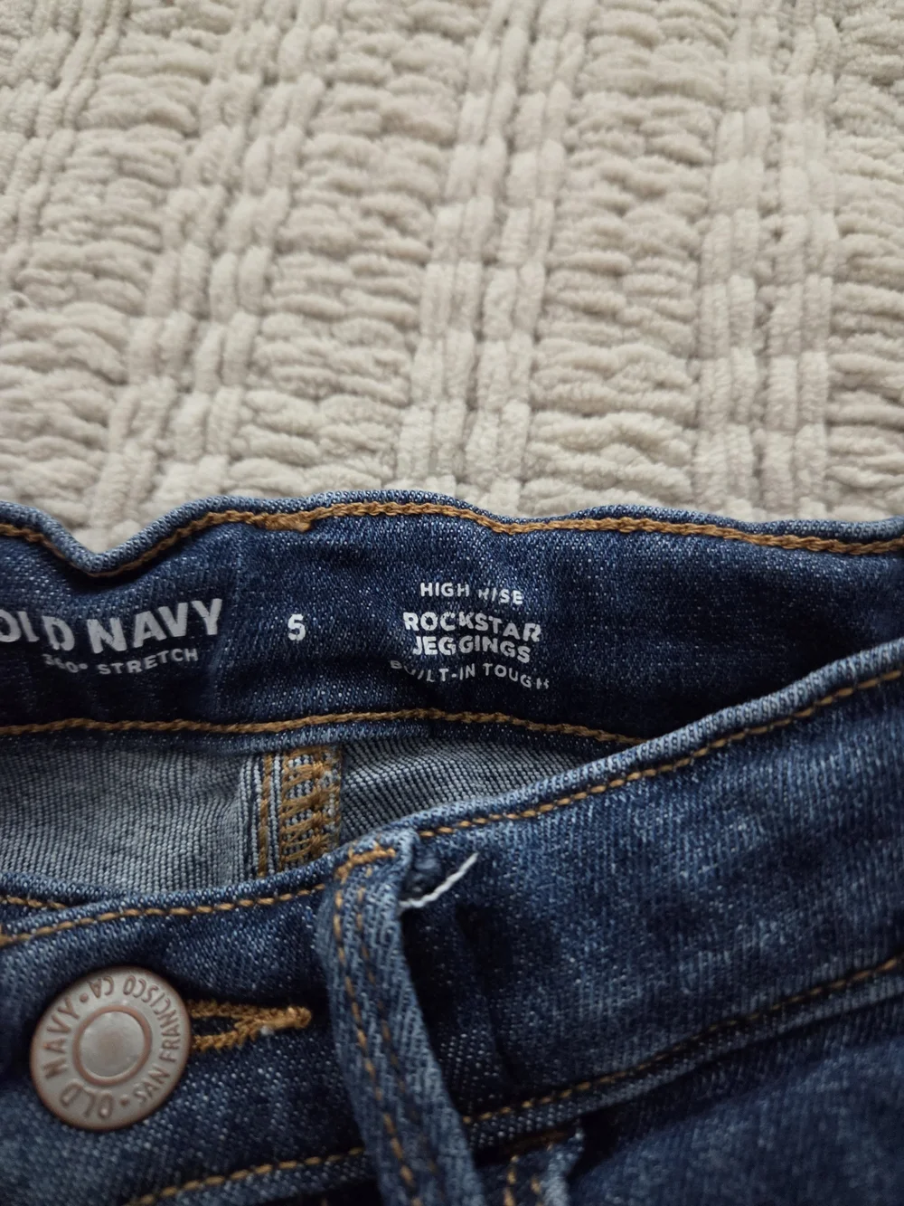 Old Navy Kids Skinny Jeans Trio in Dark Blue, Medium Blue, Light Blue